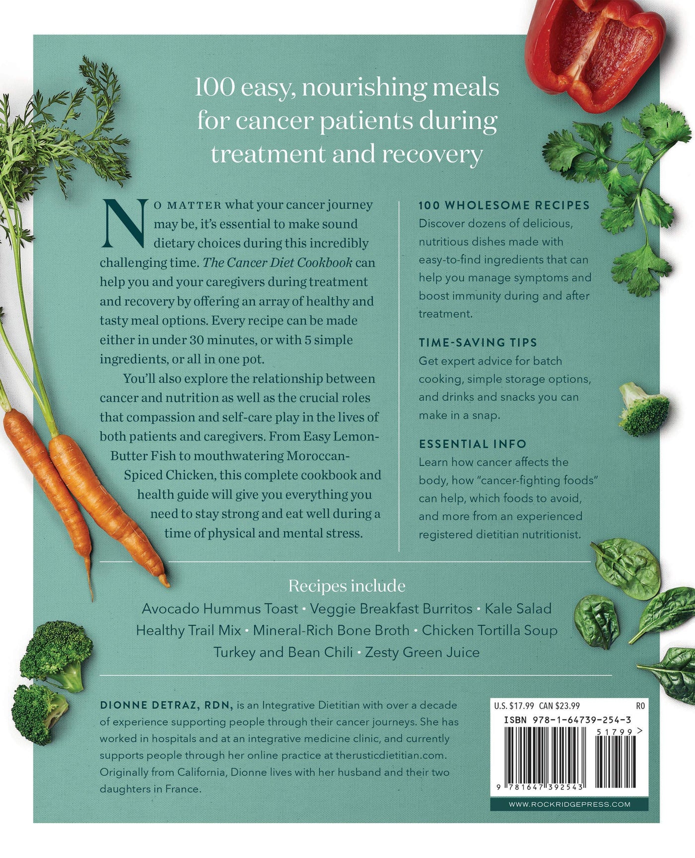 The Cancer Diet Cookbook: Comforting Recipes for Treatment and Recovery (Spiral Bound)
