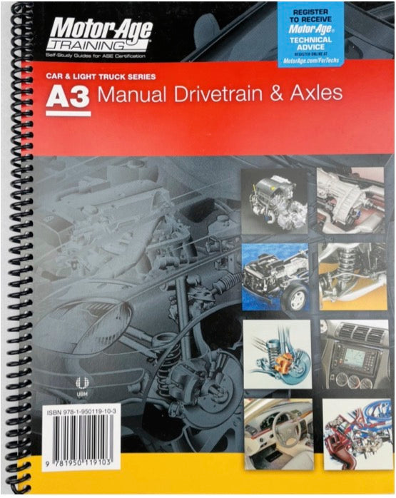 ASE Certification Test Prep - A3 Manual Drive Train & Axles Study Guide (Motor Age Training)