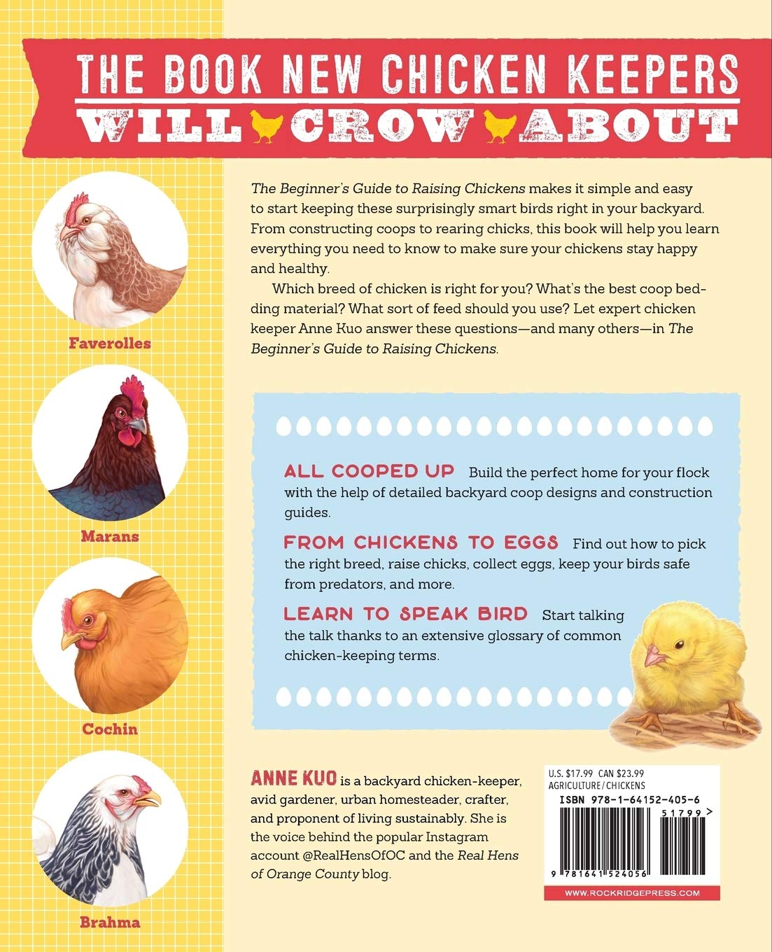 The Beginner's Guide to Raising Chickens: How to Raise a Happy Backyard Flock (Spiral Bound)