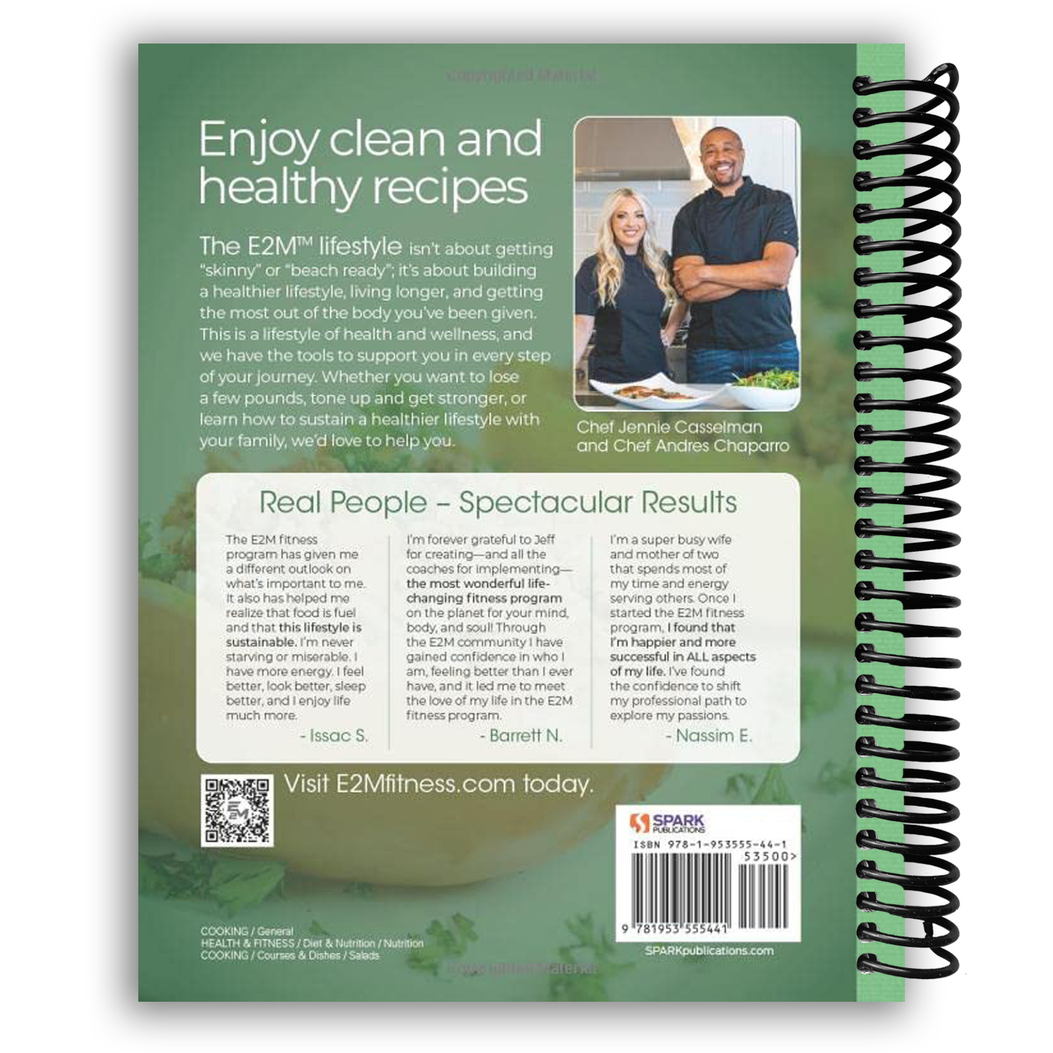 Eager 2 Cook, Healthy Recipes for Healthy Living: Seafood & Salads (Sp –  Lay it Flat Publishing Group