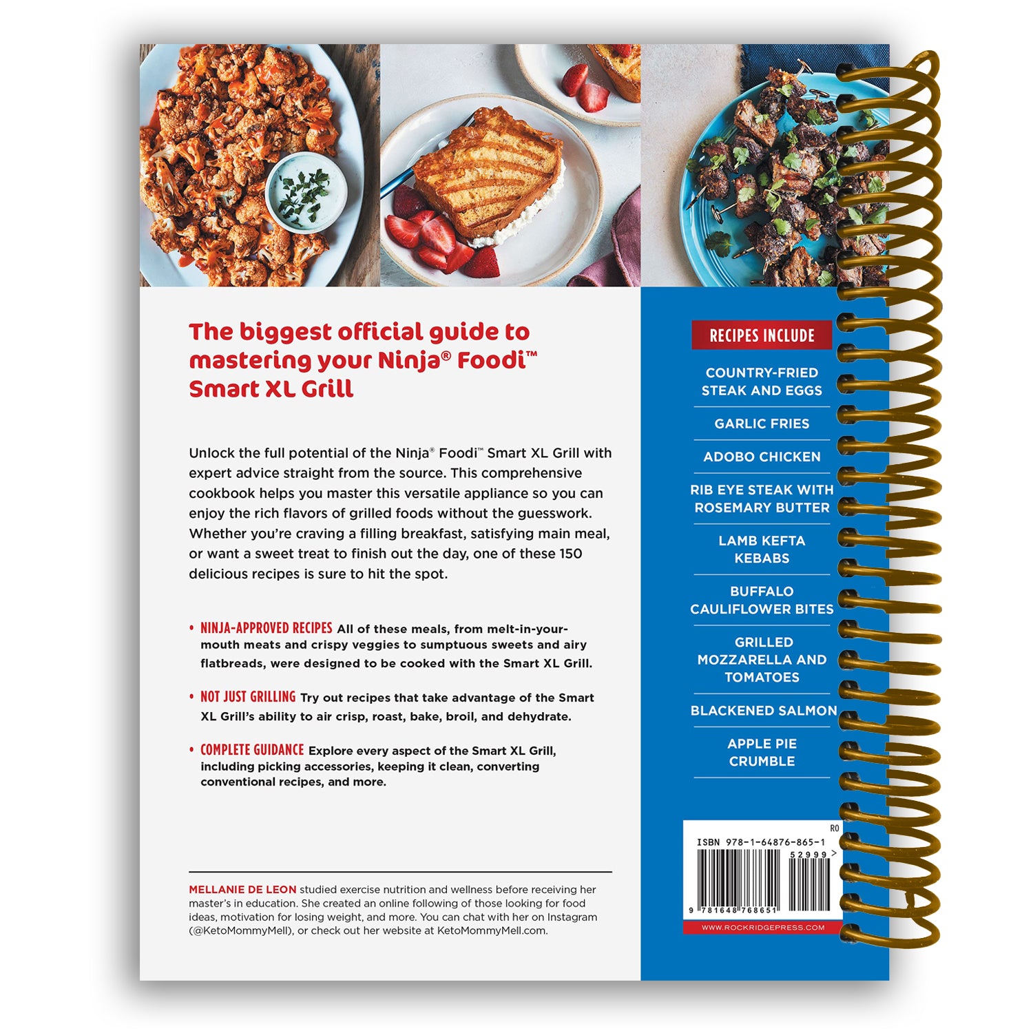 Ninja Foodi Smart XL Grill Cookbook: New Tasty Recipes for Beginners and Advanced Users [Book]