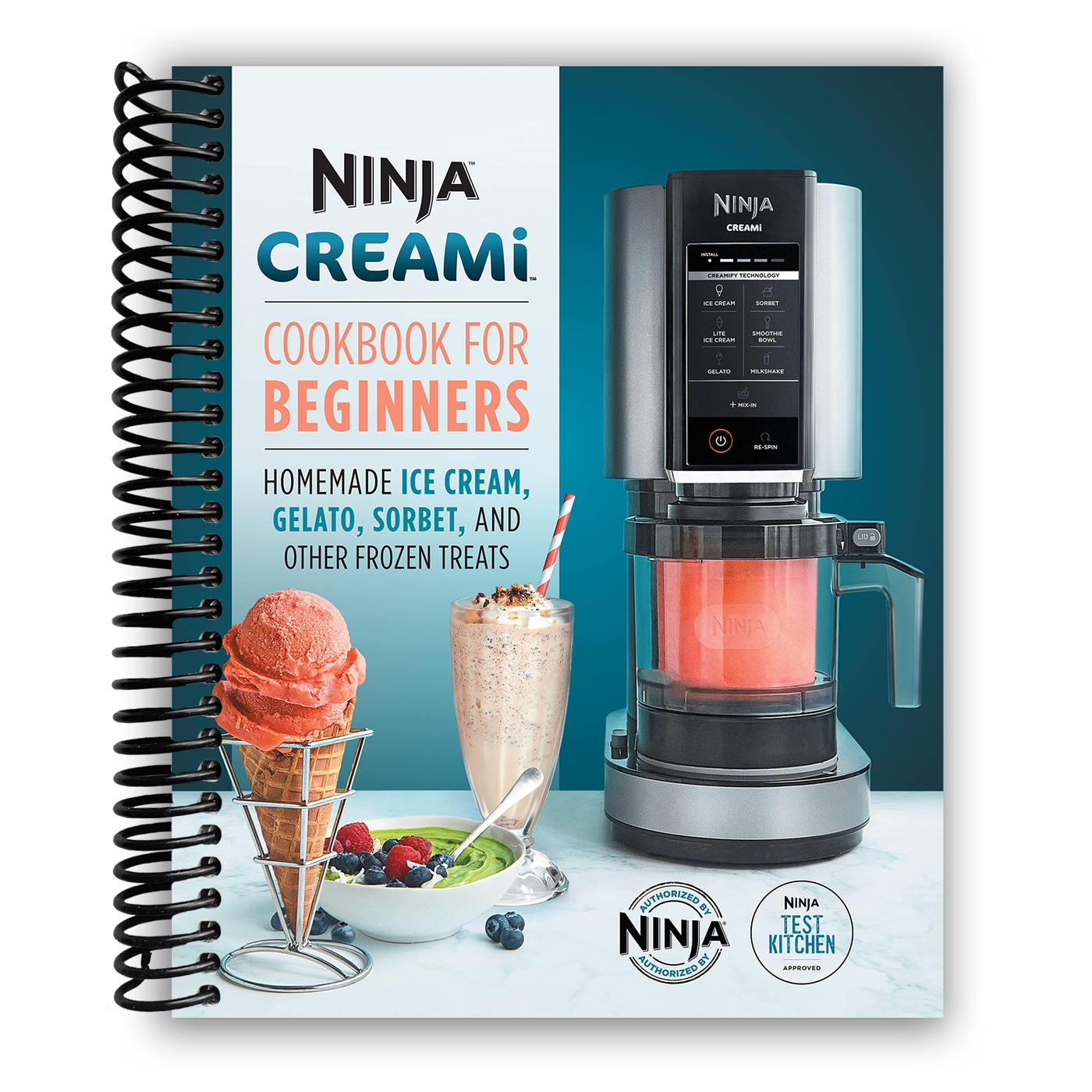 Ninja CREAMi Cookbook for Beginners: Homemade Ice Cream, Gelato, Sorbet, and Other Frozen Treats [Book]