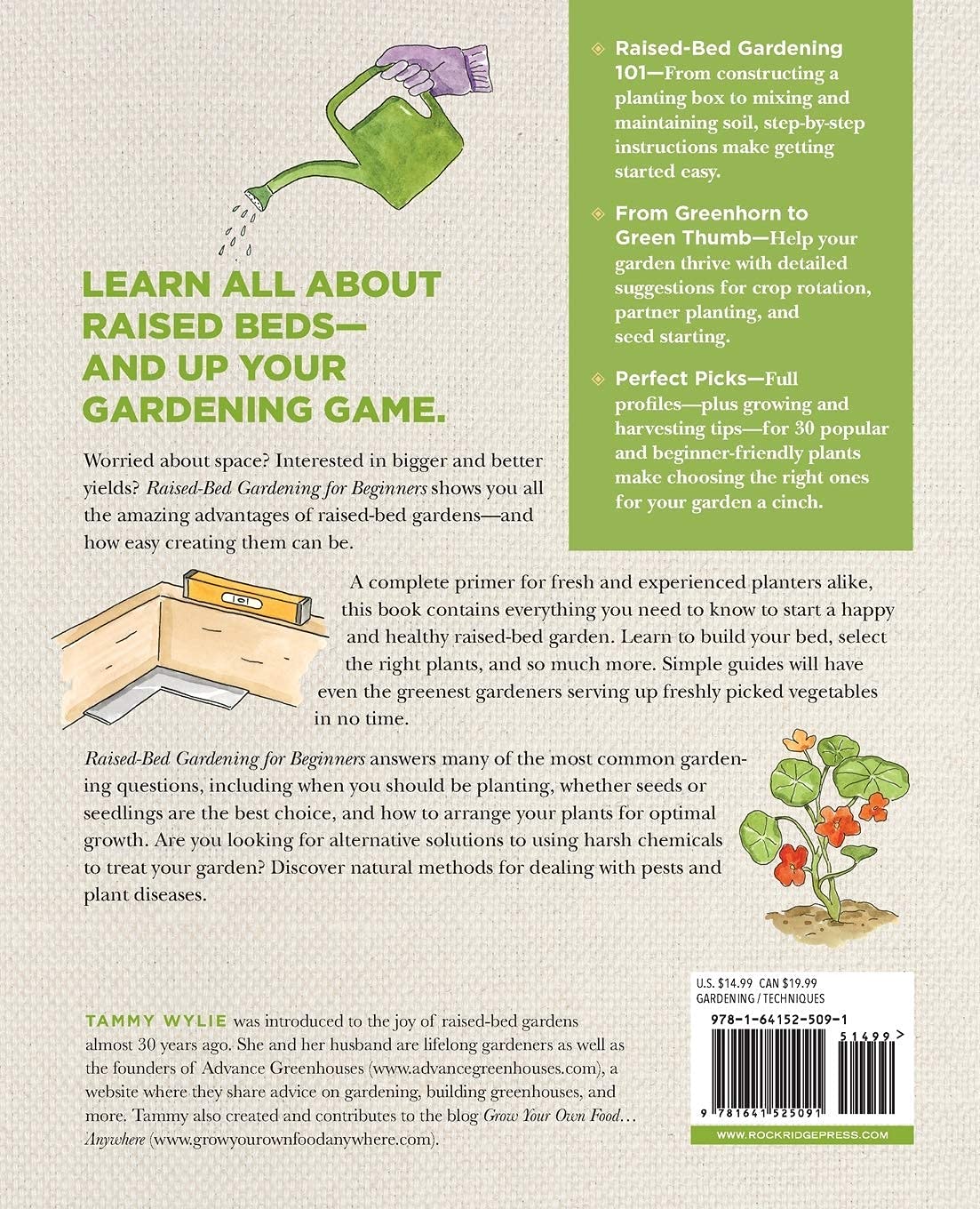 Raised Bed Gardening for Beginners: Everything You Need to Know to Start and Sustain a Thriving Garden (Spiral Bound)