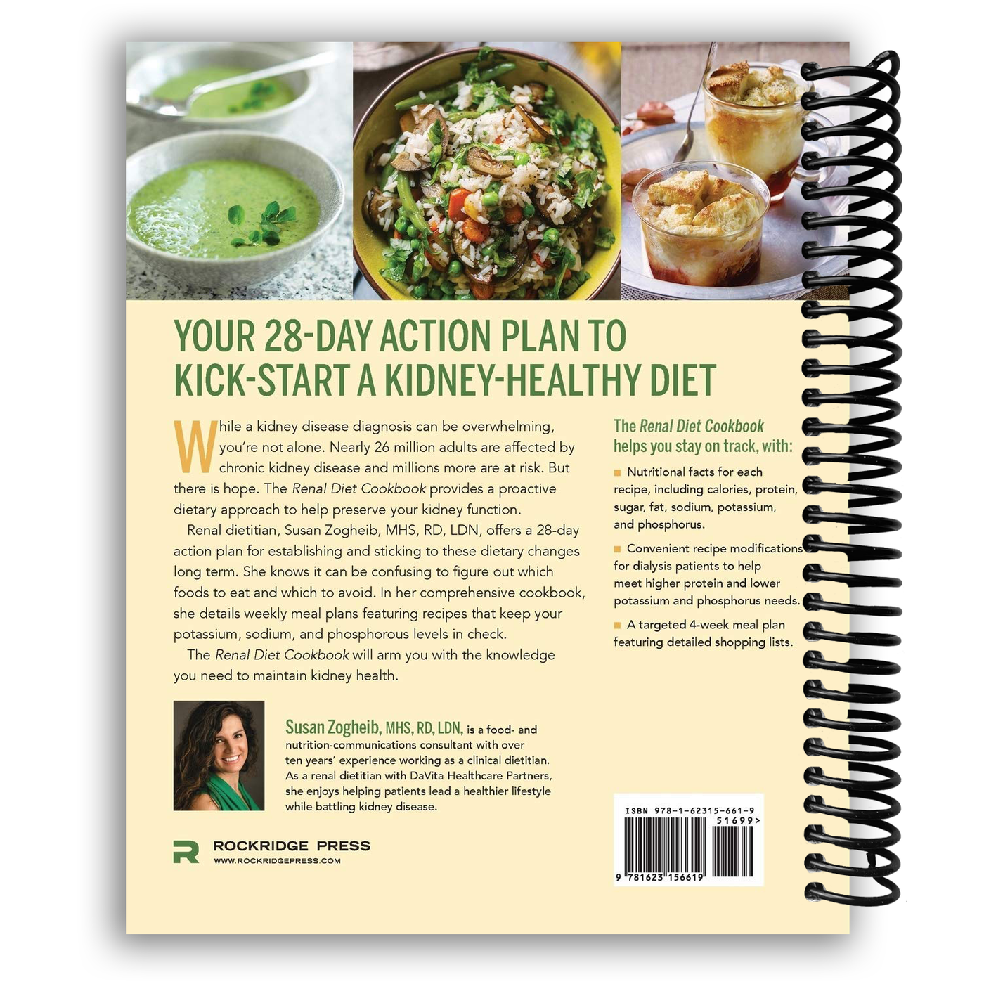 Renal Diet Cookbook: The Low Sodium, Low Potassium, Healthy Kidney Cookbook (Spiral Bound)