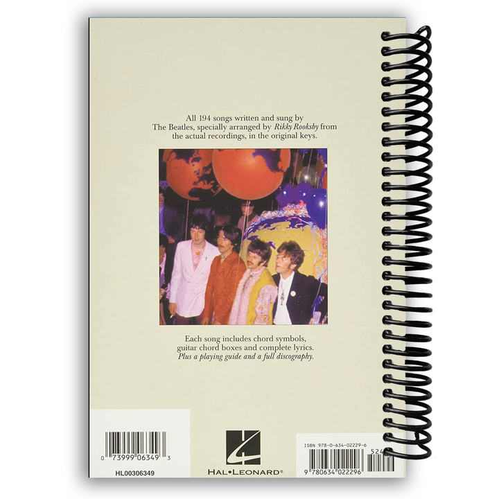The Beatles Complete Chord Songbook (Spiral Bound) – Lay it Flat
