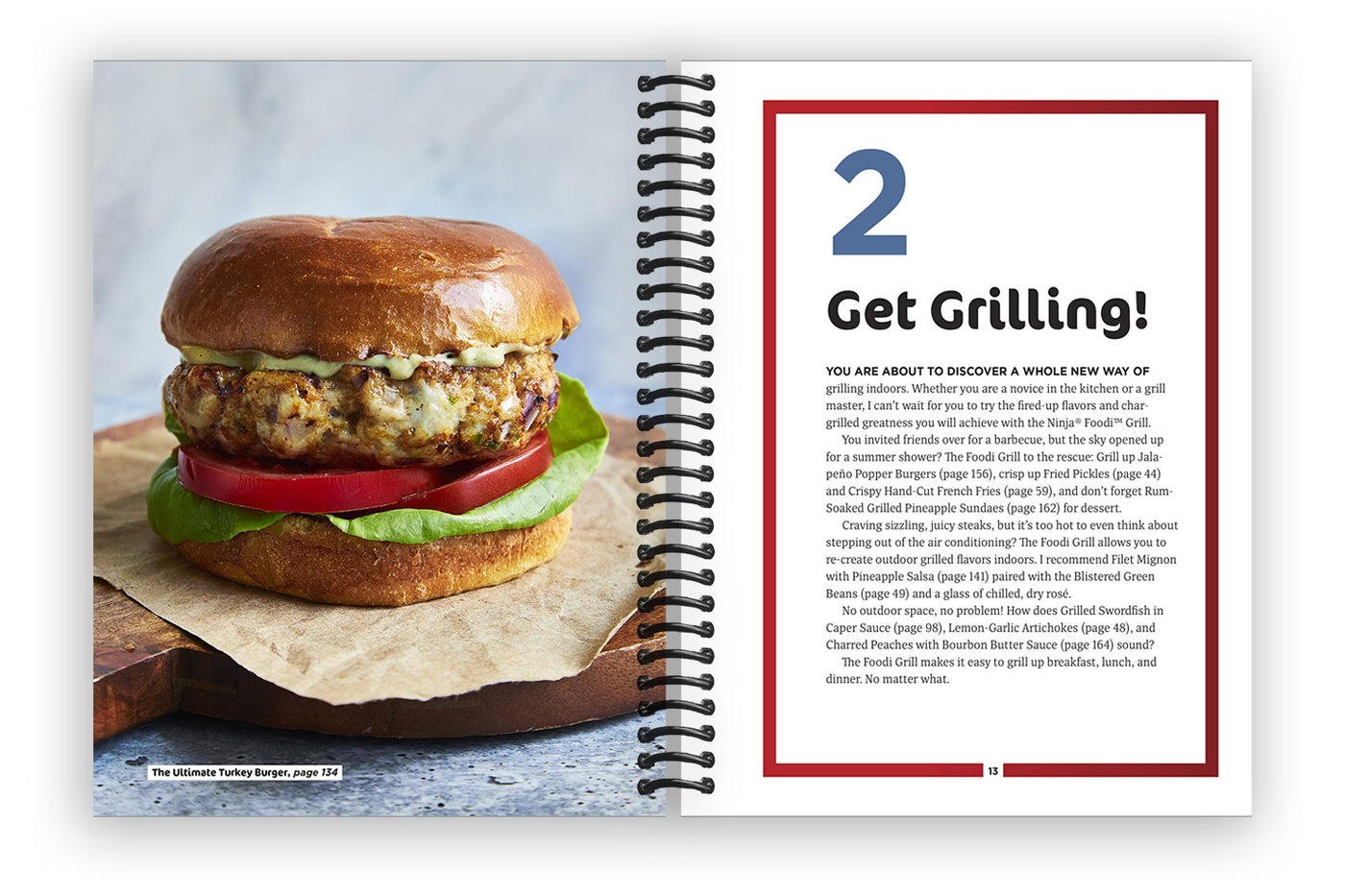 Ninja Foodi Grill Cookbook: Quick and Easy Indoor Grilling For