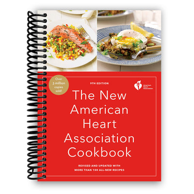 Front cover of The New American Heart Association Cookbook