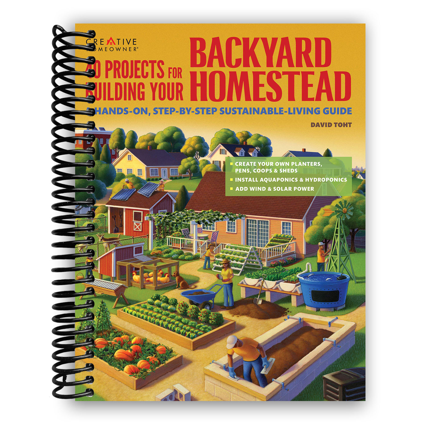 Front cover of 40 Projects for Building Your Backyard Homestead