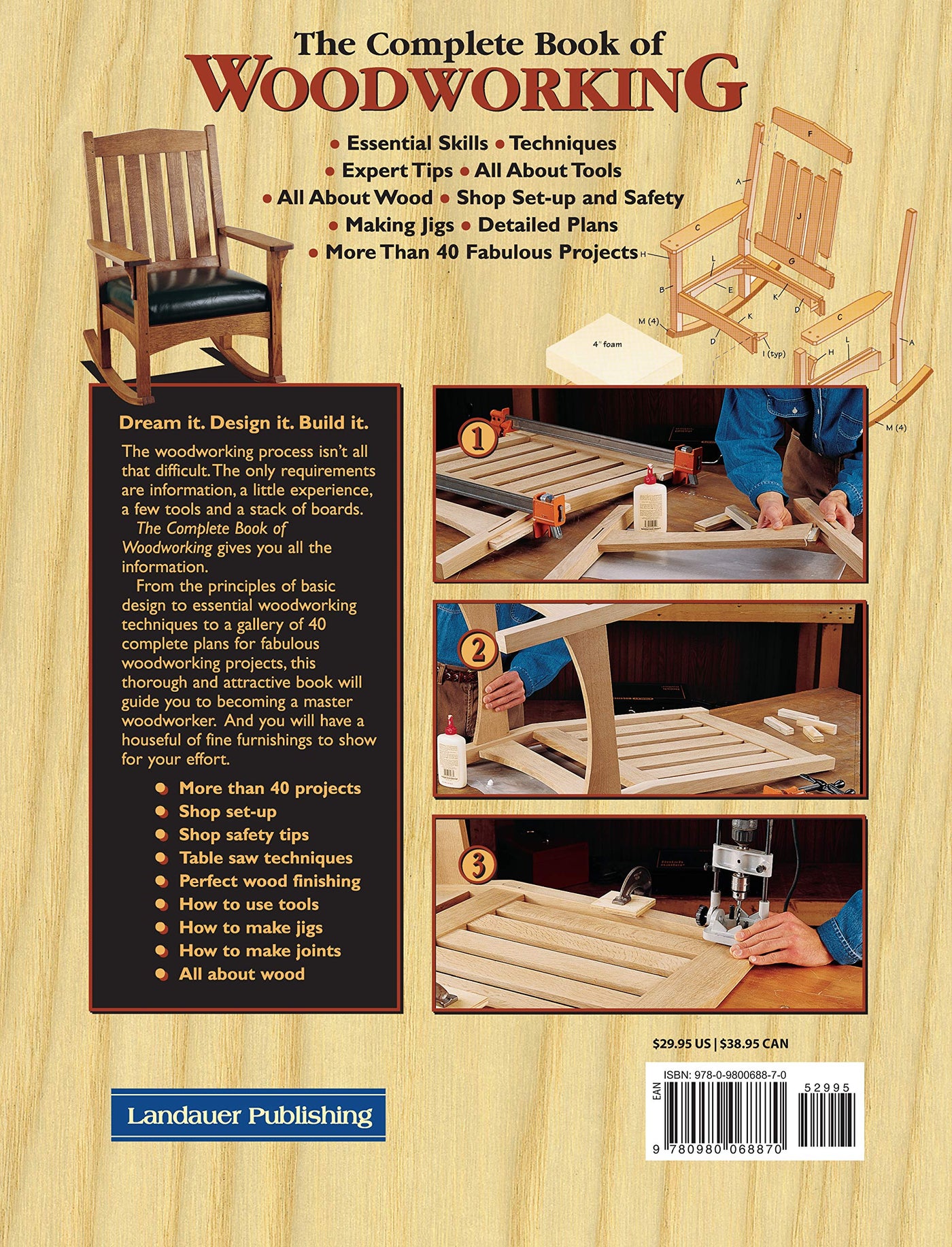 The Complete Book of Woodworking: Step-by-Step Guide to Essential Wood – Lay it Flat Publishing ...