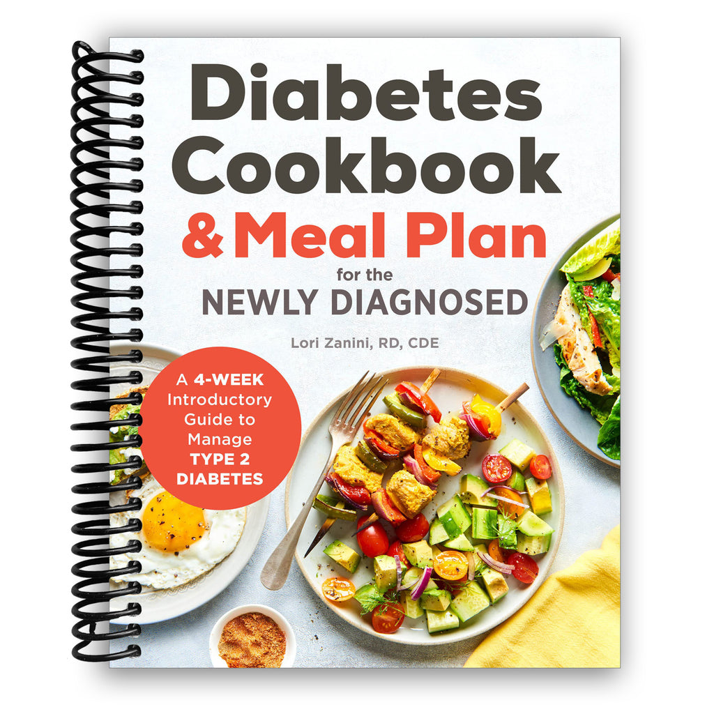 Diabetic Cookbook & Meal Plan Spiral Bound