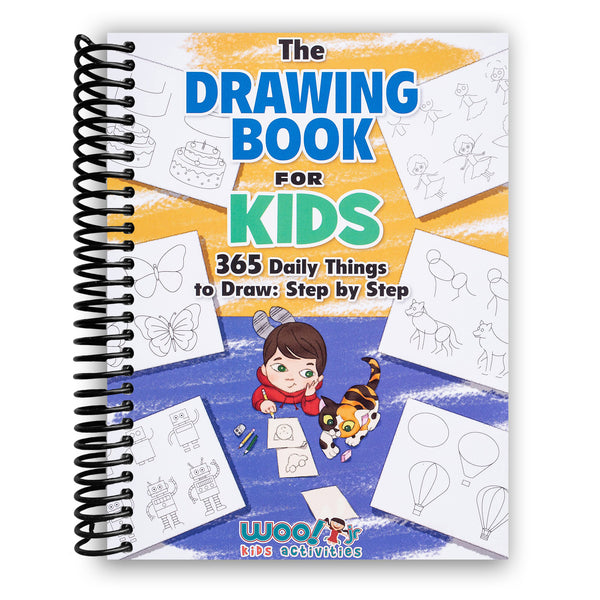 The Drawing Book for Kids: 365 Daily Things to Draw, Step by Step [Woo! Jr.  Kids