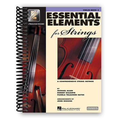 Front Cover of Essential Elements for Strings - Book 2 with EEi: Violin