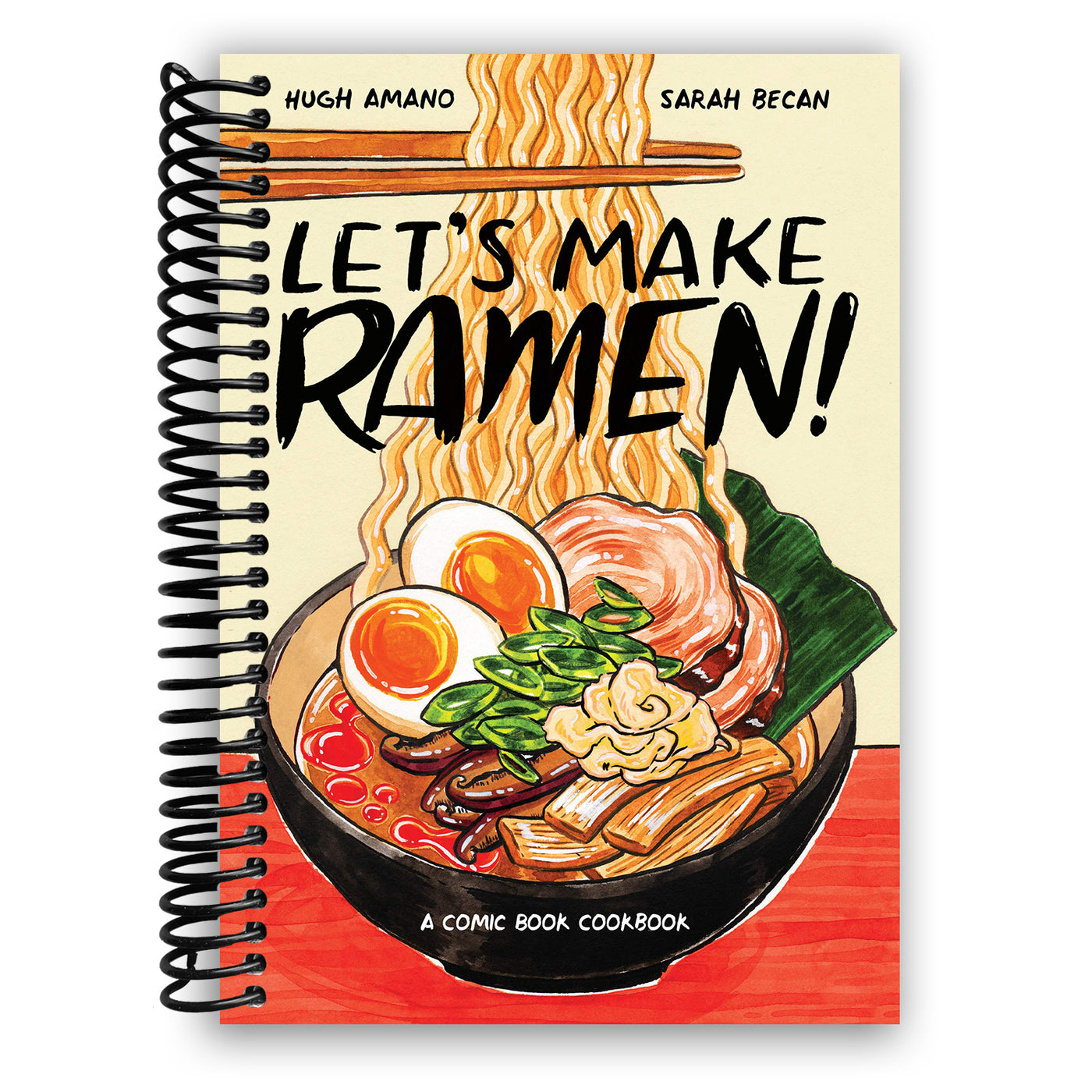 Let's Make Ramen!: A Comic Book Cookbook (Spiral-Bound)