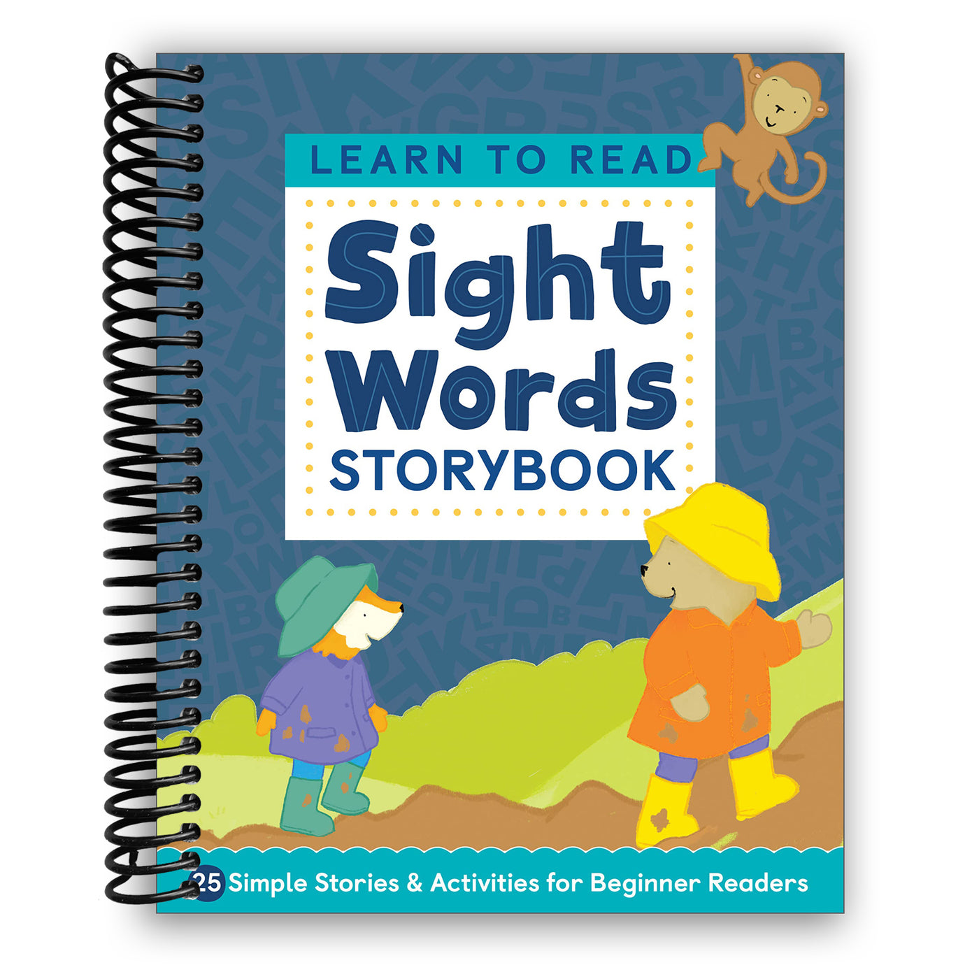 Learn to Read: Sight Words Storybook: 25 Simple Stories & Activities for Beginner Readers (Spiral Bound)