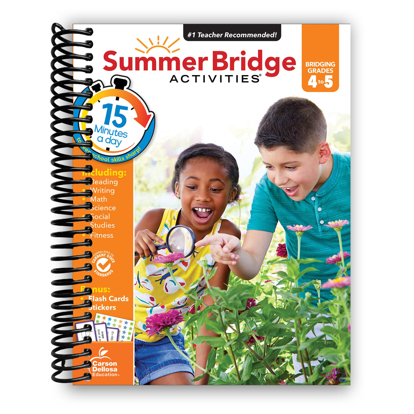 Summer Bridge Activities Workbook―Bridging Grades 4 to 5 in Just 15 Minutes a Day (Spiral Bound)