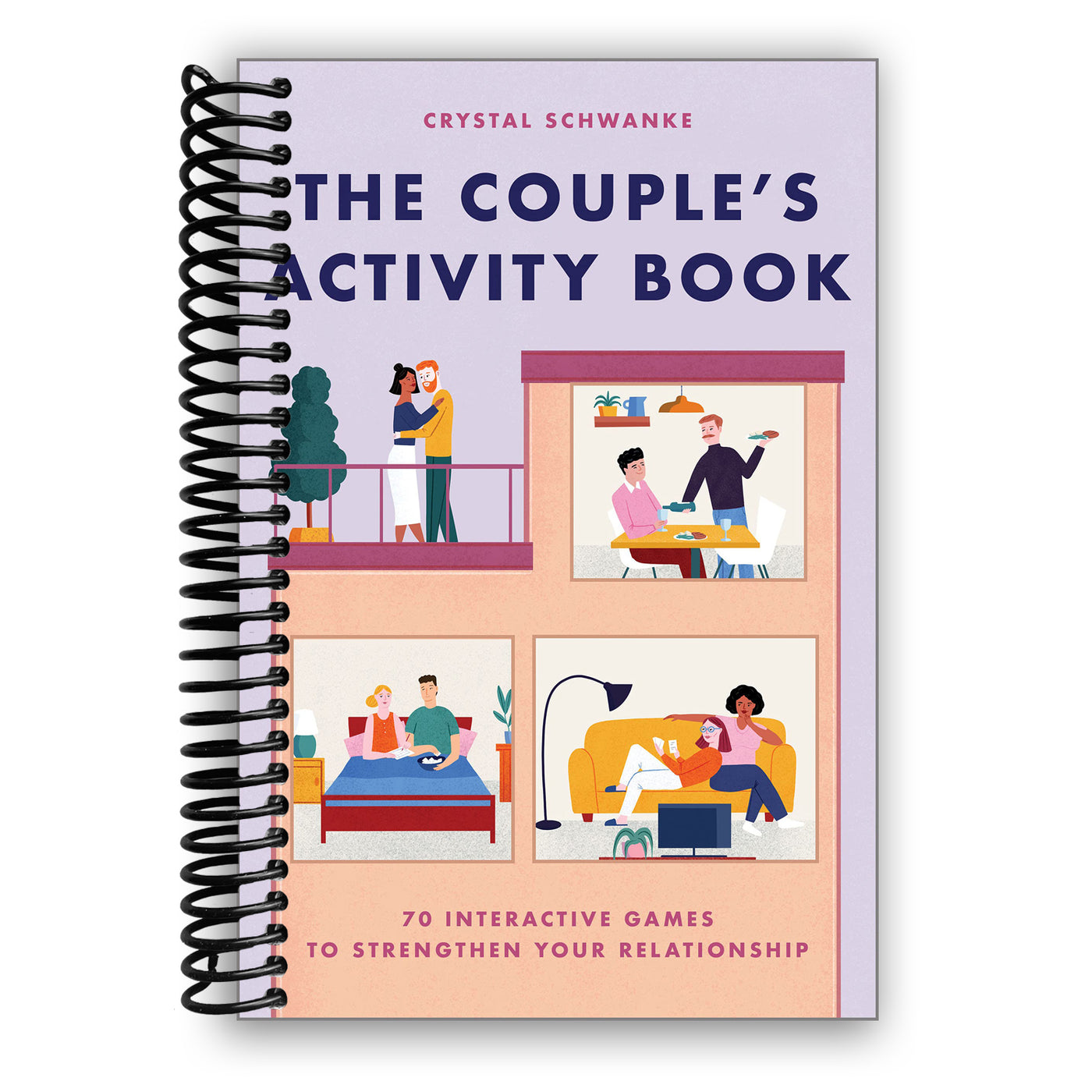 Date Night Couple's activity watercolor coloring book
