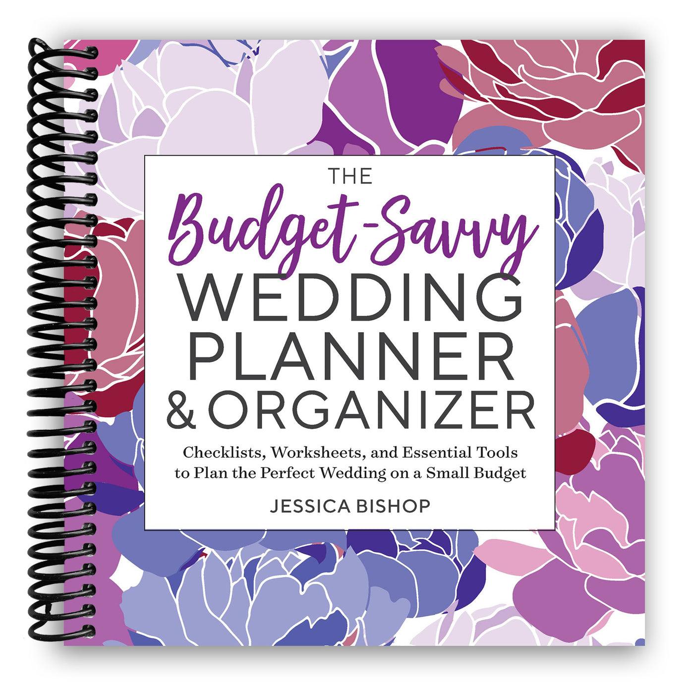 Front cover of the Budget Savvy Wedding Planner & Organizer