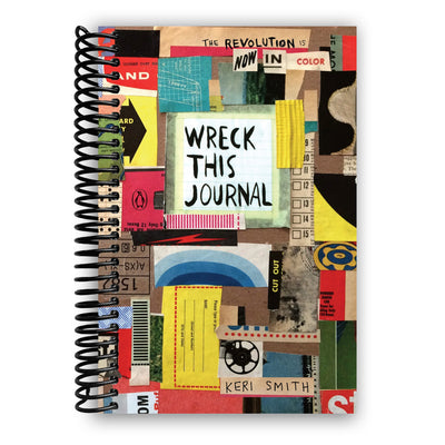 Front Cover of Wreck This Journal: Now in Color